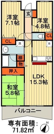 ライオンズマンション千葉グランドタワーの物件間取画像